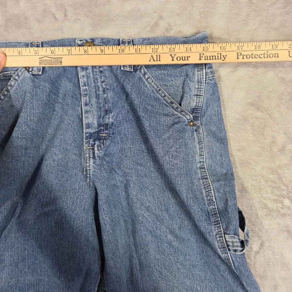 Lee Dungarees Mens 31 Blue Denim Carpenter Shorts Hammer Loop 2198110